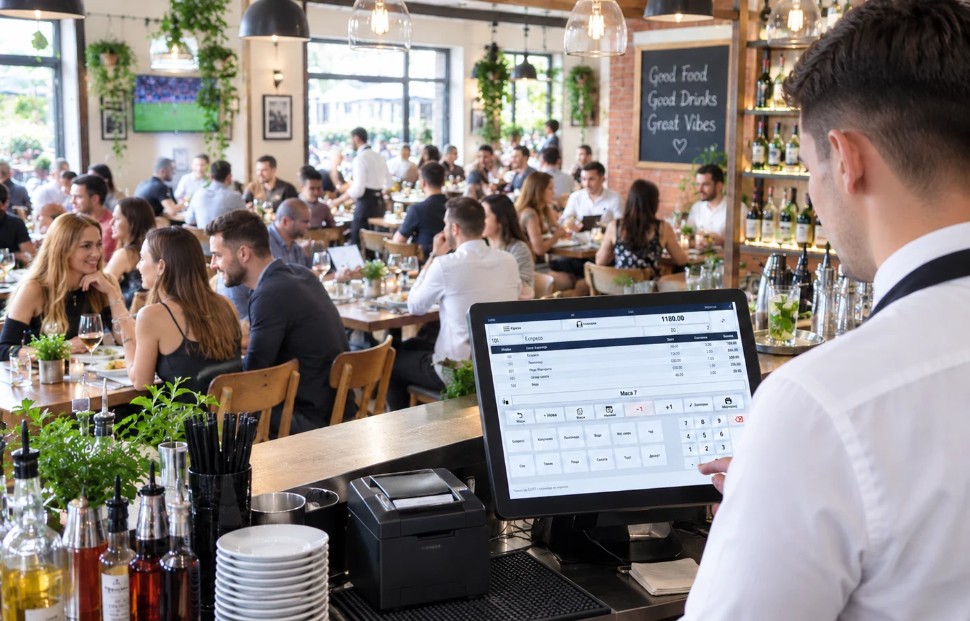 DIGITSOFT® CLUB во угостителски објект – работа со нарачки и наплата
